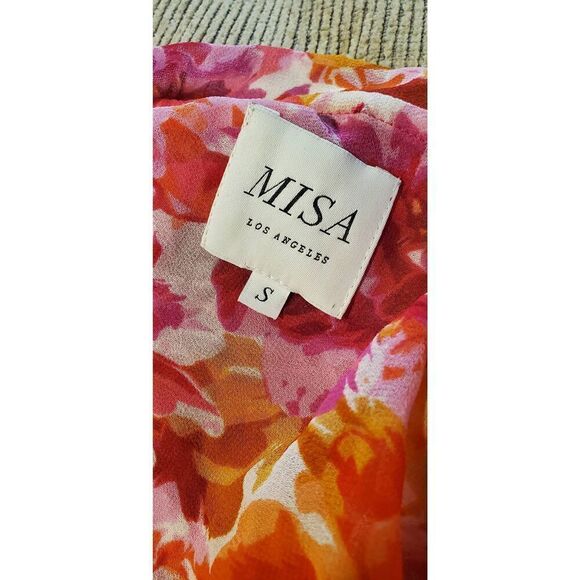 MISA Los Angeles Clementine Ruffled Floral Mini Dress - Picture 14 of 16